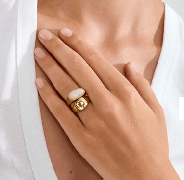 Pilgrim Signet Rings 2-in-1 Set