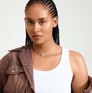 Pilgrim Cassian Bow Necklace