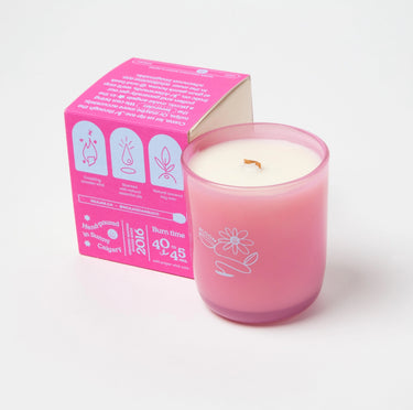 Milk Jar Bloom Scented Candle | Lavender, Ylang-Ylang, & Vetiver (8 oz)