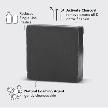Kitsch Charcoal Detoxifying Solid Body Wash Bar