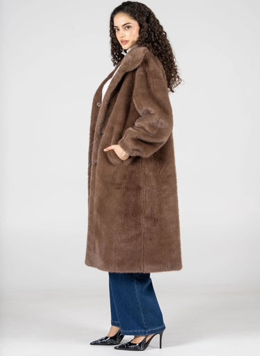 C'est Moi Faux-Fur Long Coat