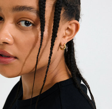 Pilgrim Nevaeh Chunky Huggie Hoops