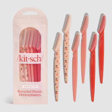 Kitsch Recycled Plastic Dermaplaners (6 Piece Set)