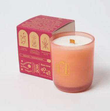 Milk Jar Darjeeling Scented Candle | Cinnamon, Rose, & Patchouli (8 oz)
