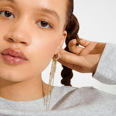 Pilgrim Drue Long Dangle Earrings