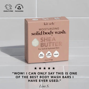 Kitsch Shea Butter Moisturizing Solid Body Wash Bar