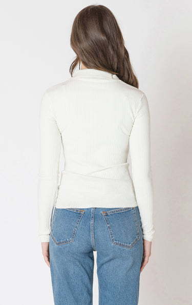 Dex Half-Zip Ribbed Top
