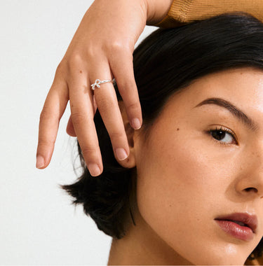 Pilgrim Lulu Bow Stack Ring